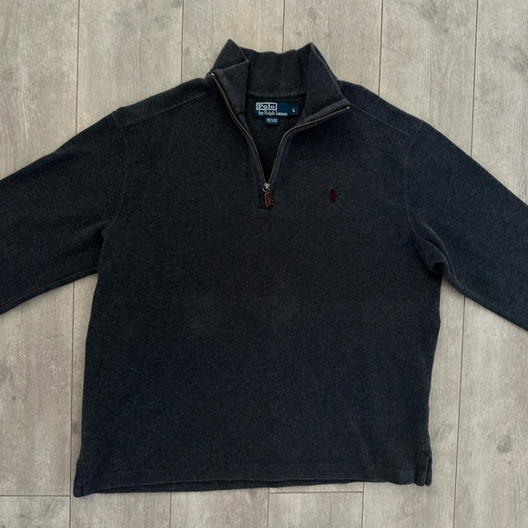 Polo Ralph Lauren men’s large 1/4 zip sweater
Gray - Picture 2 of 8